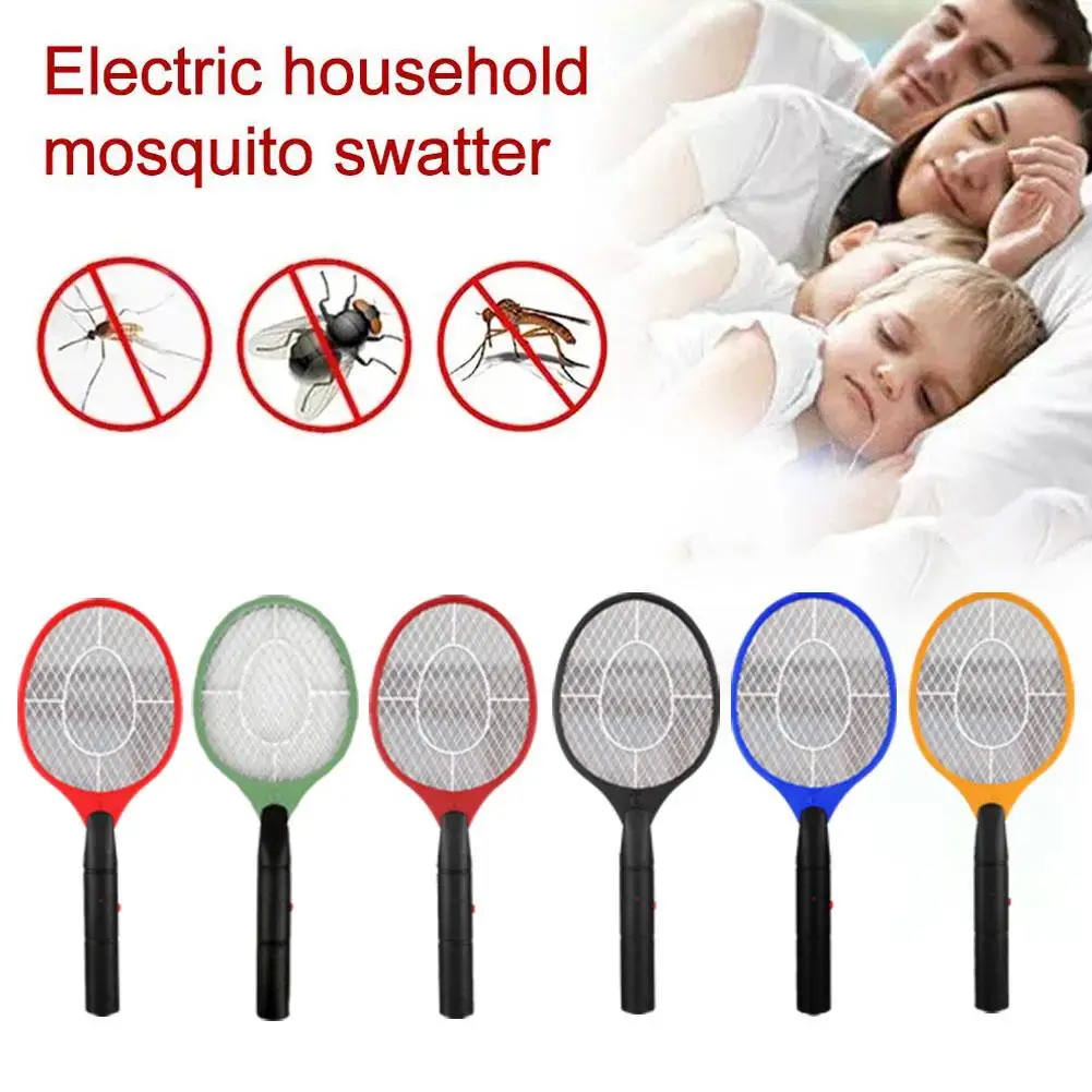 Batterij Power Muggen Killer Elektrische Zomer Lichtgewicht Insecten Killer Draagbare Swatter Racket Woonaccessoires Gereedschappen