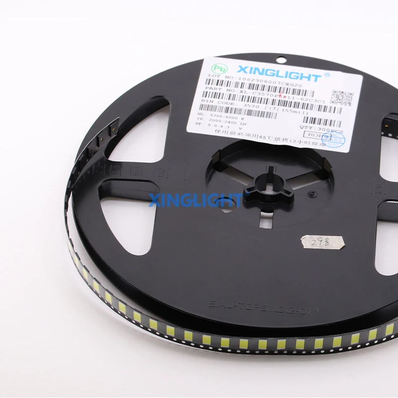 XINGLIGHT 1 Stück 3570 SMD LED-Perlen 5500 K Weiß Gelb 30 W Weiße SMD-LED für Autolichter