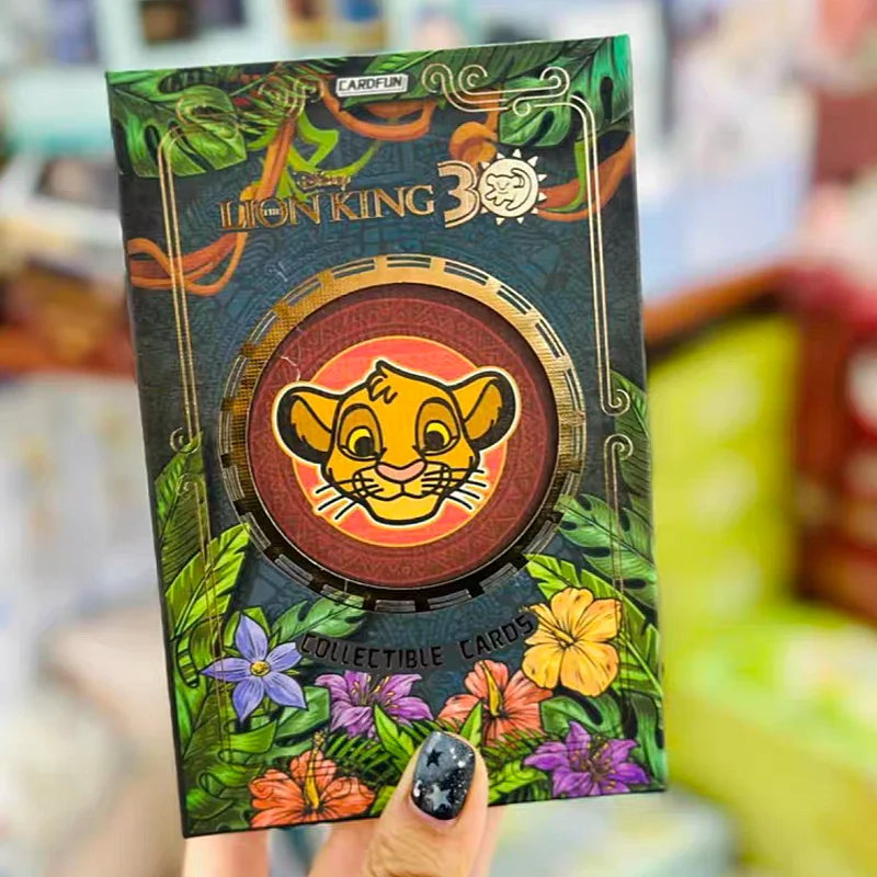 

Original The Lion King 30th Anniversary Edition Trading Collectible Card Simba Scar Anime Character Card Kids Toys Gifts