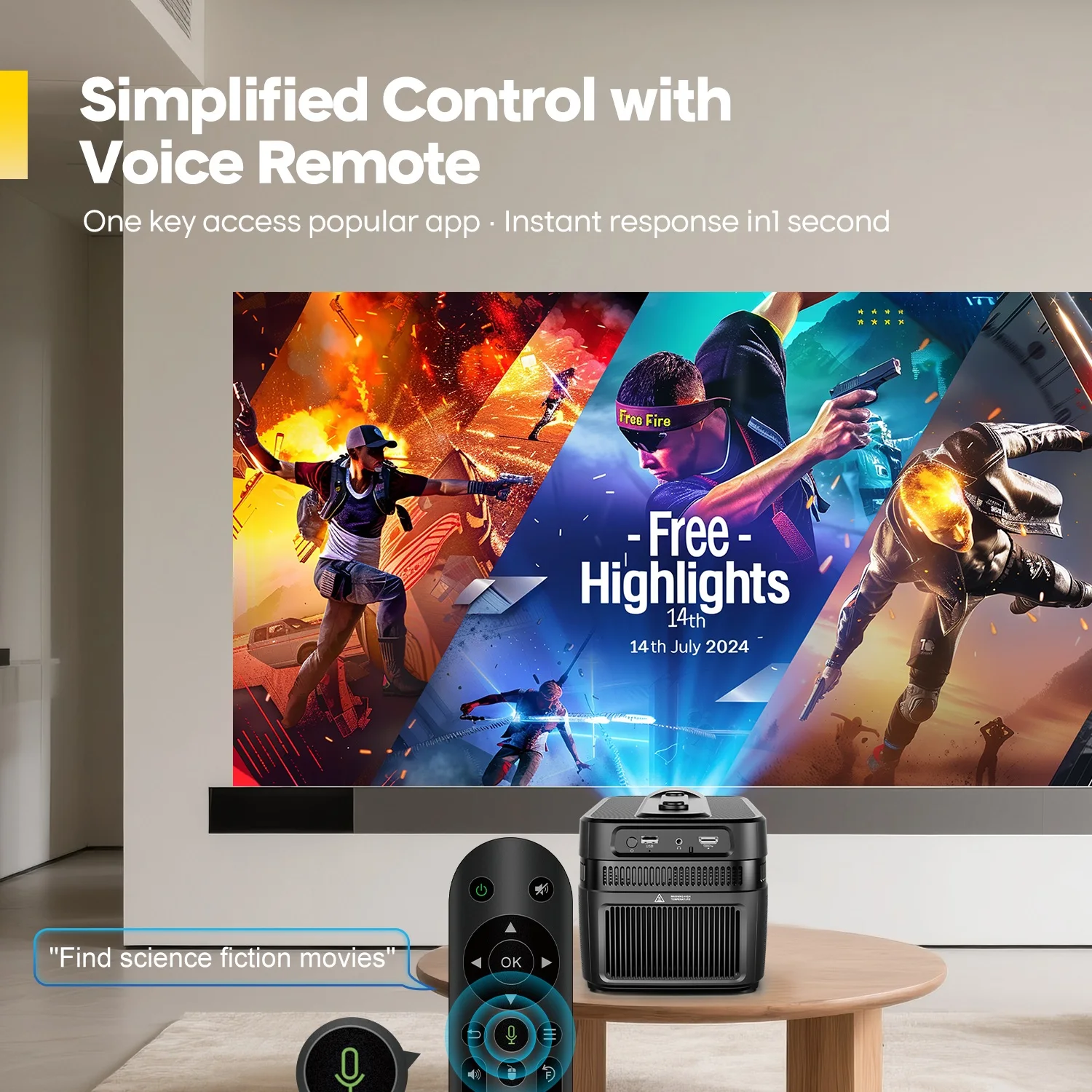 Magcubic 900ANSI HY450 C Auto Focus Projector 8K 1080P Ultra Short Throw Allwinner H726 BT5.4 Auto Offset Home Theater Voice