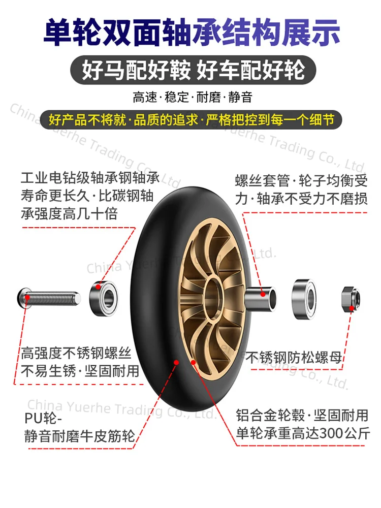 

Портативная тележка с загрузкой 150 кг, небольшой складной прицеп, тележка из нержавеющей стали, тележка для покупок, тележка для багажа, тянущая товары