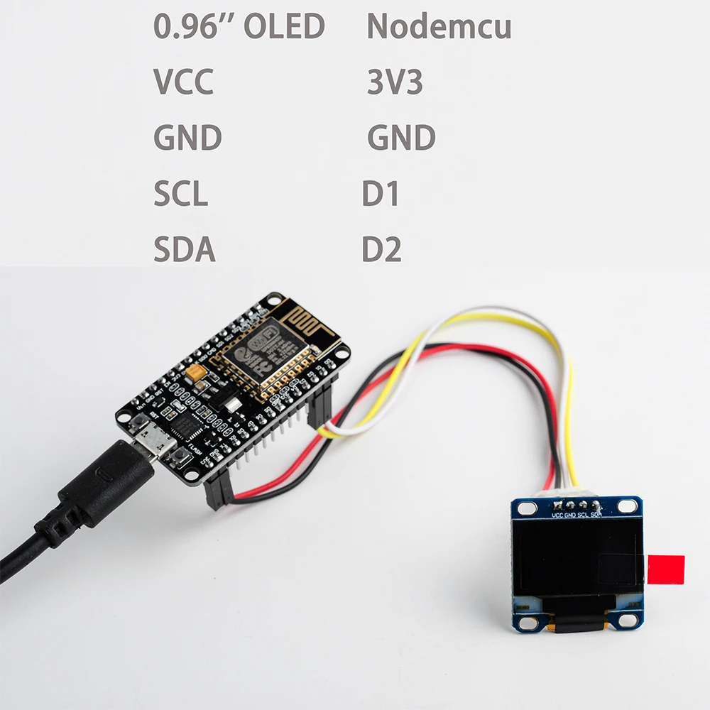 10ชิ้น0.96นิ้ว IIC SPI อนุกรมโมดูลจอแสดงผล OLED I2C 128X64 SSD1306 4Pin บอร์ดหน้าจอ LCD 12864สำหรับ ESP8266 Arduino 51 NodeMcu