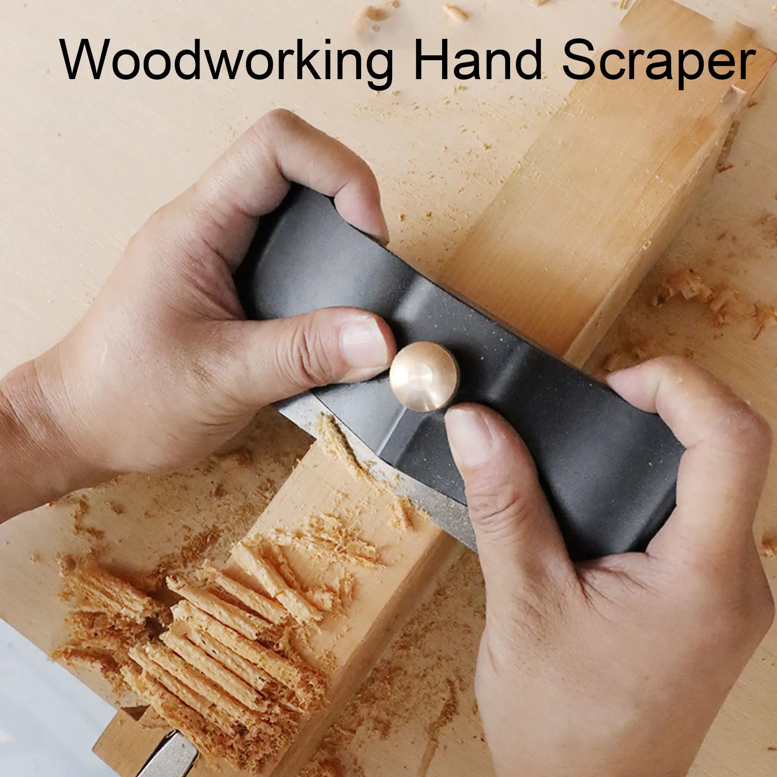 

Wood Card Scraper Aluminum Alloy Well Rebound Reusable Woodworking Hand Scraping Tool
