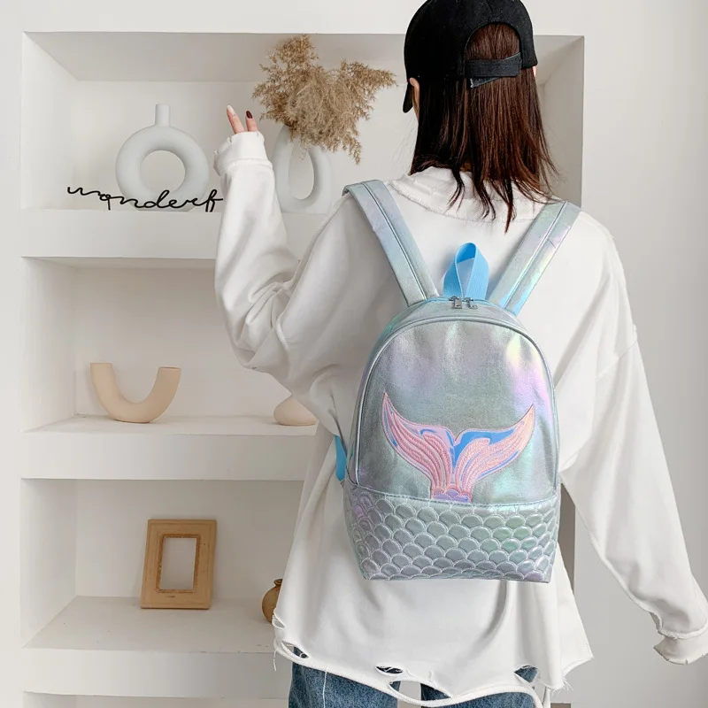 pu leather student schoolbag colorful backpack girl heart travel women backpack large capacity light