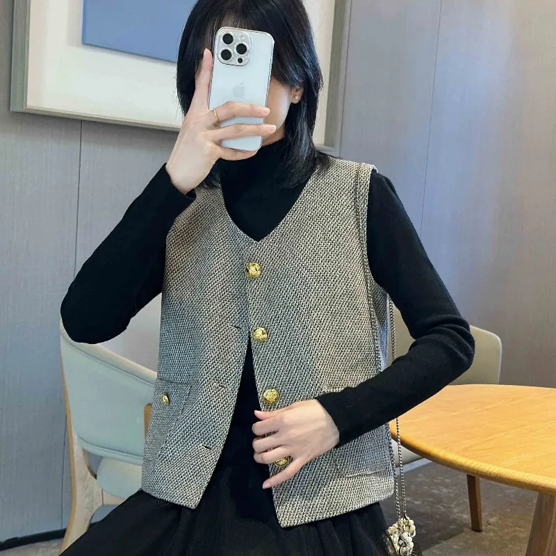 Gilet blazer di lusso in stile francese Cappotto unisex slim fit con orlo asimmetrico Tessuto misto lana di alta qualità ideale