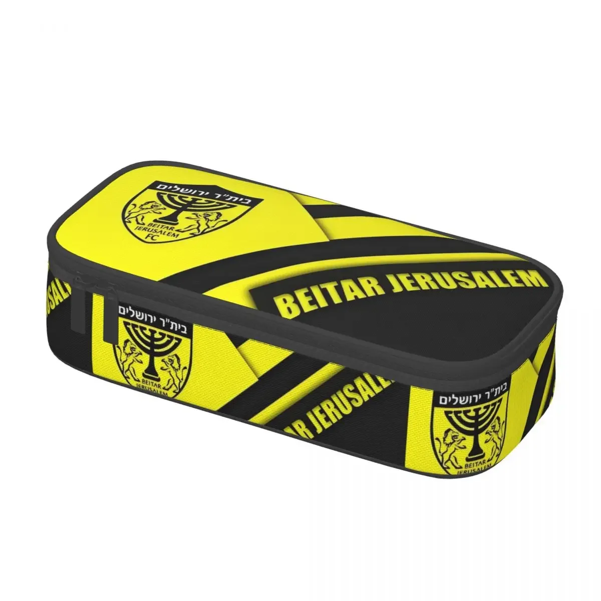 Personalizowane piłkarskie piórniki Beitar Jerusalem FC dla szkół piłkarskich, dla dziewcząt i chłopców, duża pojemność, etui na ołówki, artykuły papiernicze dla uczniów. — zdjęcie produktu 3