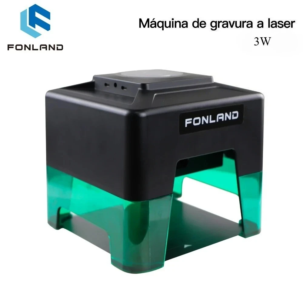

Мини-портативный лазерный гравер Fonland Diy Bluetooth машина окрашенная собачья бирка бумага стекло кожа деревянный пластиковый логотип машина с ЧПУ