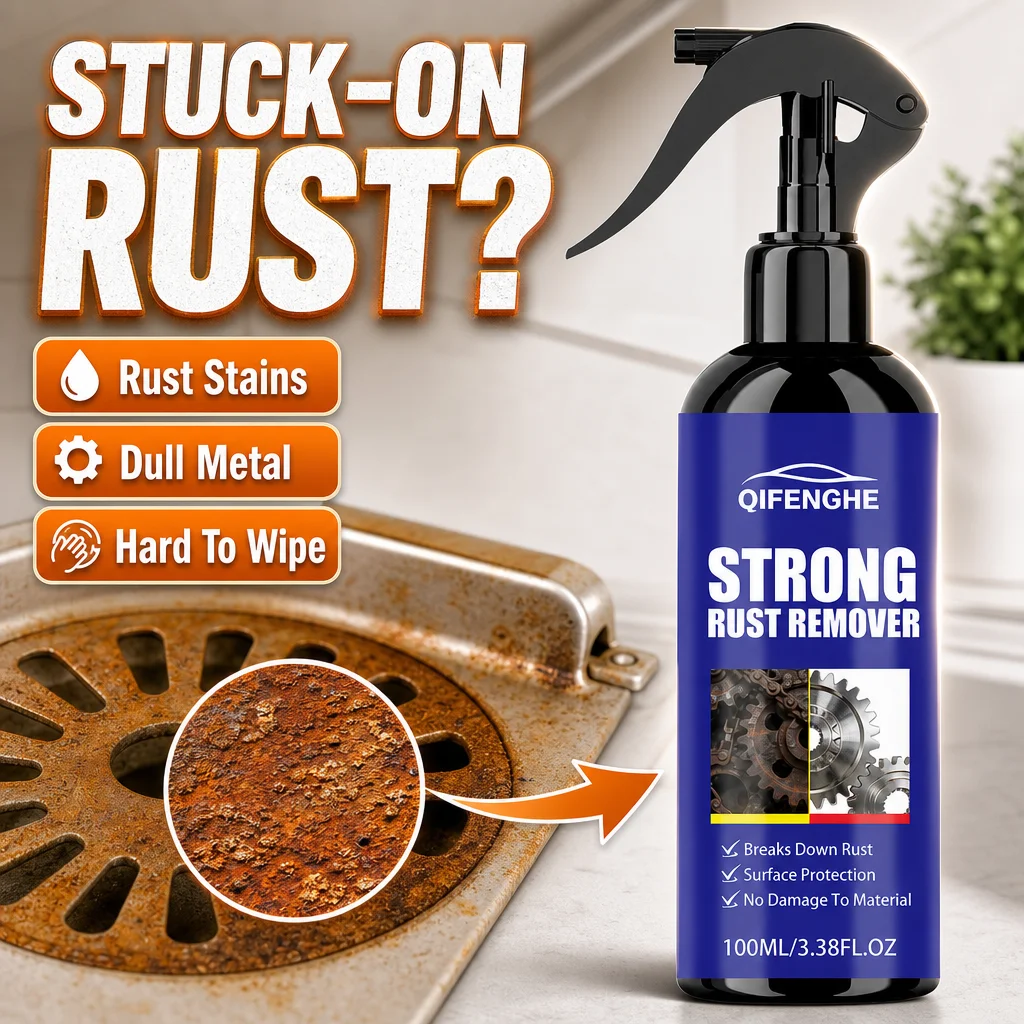 Rust Remover Spray, Strong Fast Action, Easy to Use, Surface Protection, No Damage 100ml