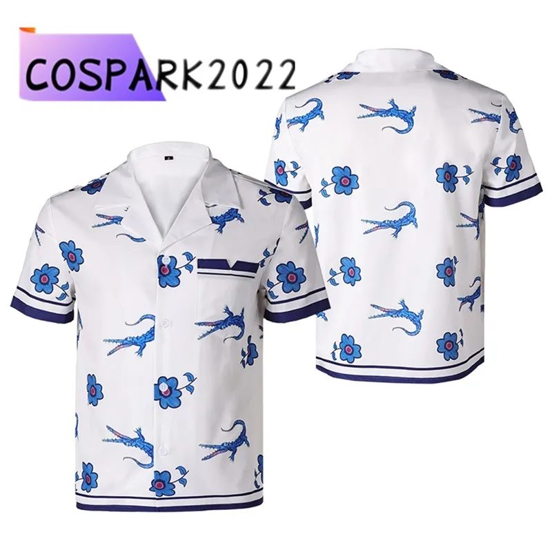 

Белый ТВ Лотос Лохлан Радрифф Косплей Футболка Костюм Взрослых Мужчин Рубашки С Короткими Рукавами Топы Наряды Хэллоуин Карнавальный Костюм