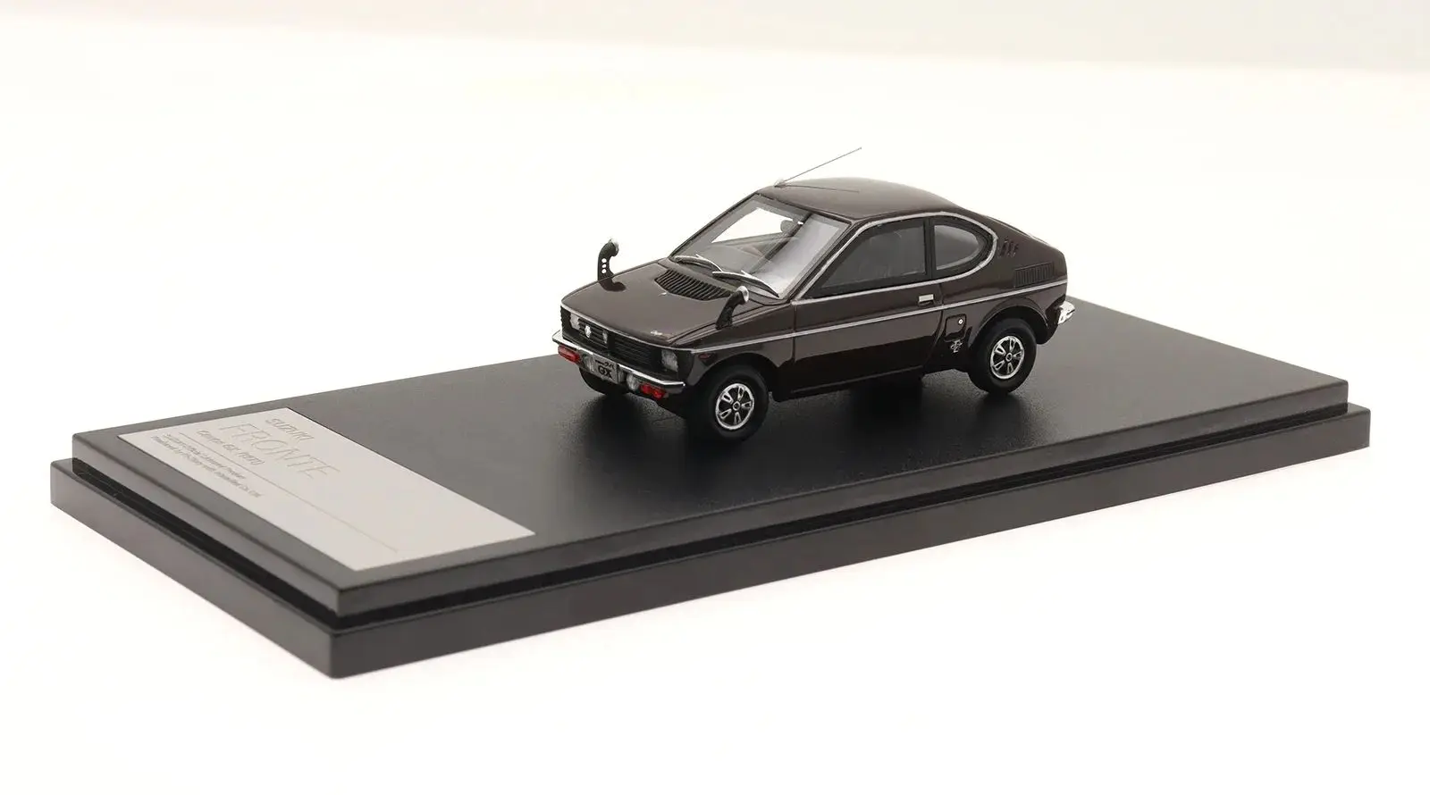 

1:43 Hi Story Car Model For SUZUKI FRONTE Coupe GX 1971 Resin Car Model Vehicles High Simulation Car Toys Model Collection Gift