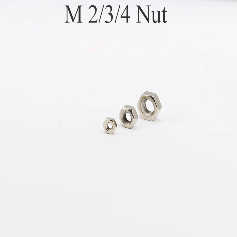 100Pcs M2/3/4Nut Kleine Rvs Cross Phillips Pan Ronde Hoofd