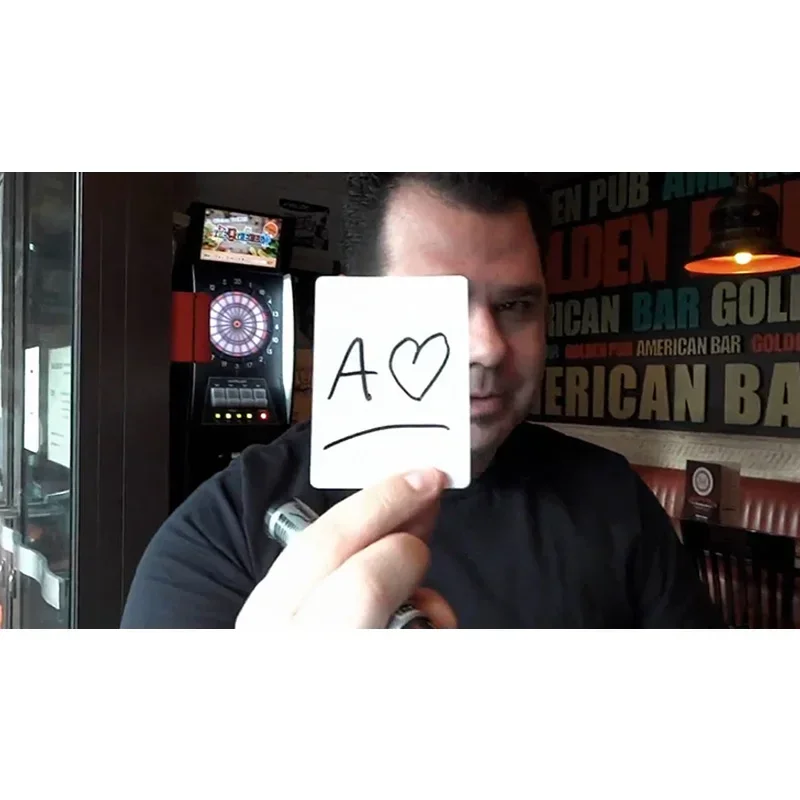 

VISION (трюк и онлайн-инструкция) Миккеля Шатфоровая карта Волшебный трюк Уличная иллюзия Крупным планом Магия Игрушки Забавные вещи