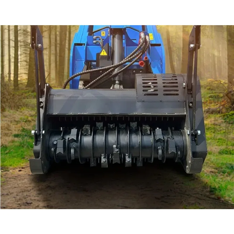 Forestry Machinery Flail Mower Mini Excavator Hydraulic Hammer Forestry Mulcher for Tractor Excavator Skid Steer Wheel Loader