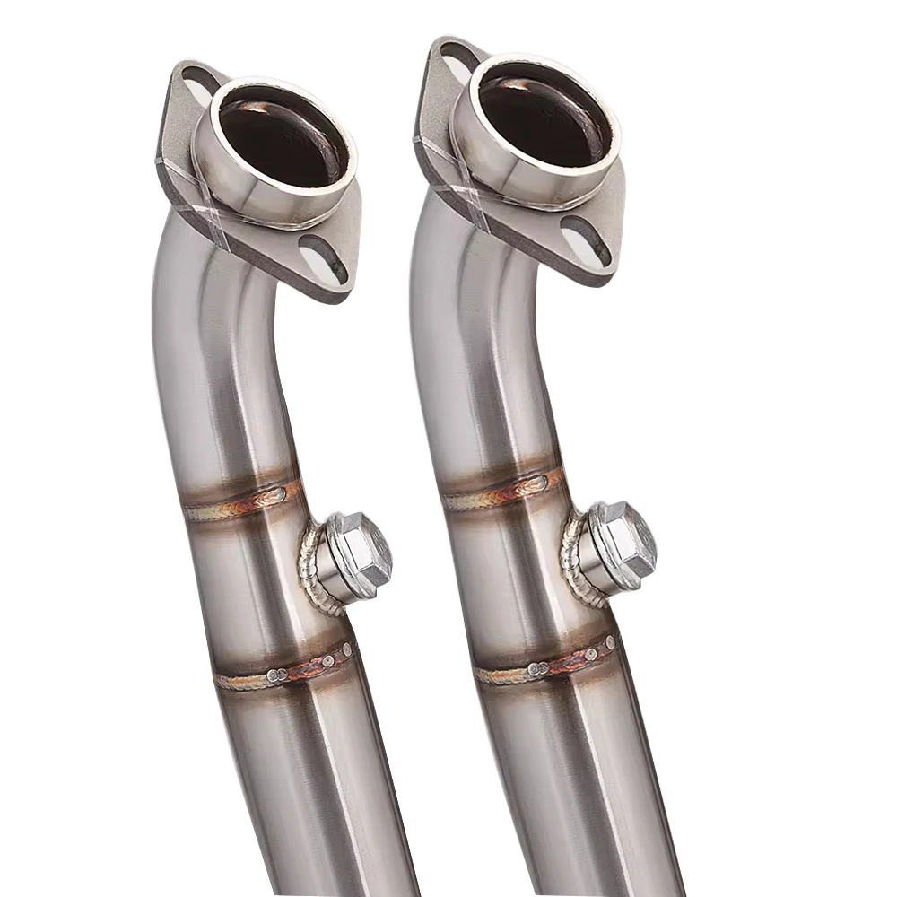 slip-on Stainless Steel Motorcycle Exhaust Systems Escape universal 51mm Muffler Front Link Pipe For CFMOTO 450SR 450 SR - view 5