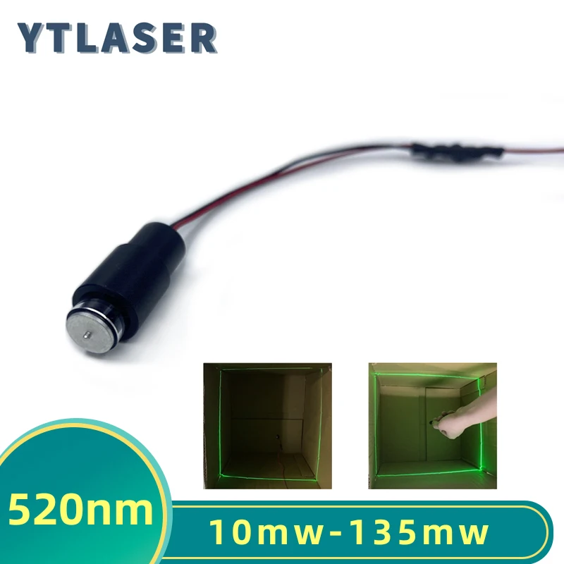 360 Degree Laser Level Machine 520nm Green Laser Line 10mW 20mW 30mW 50mw 100mW 135mw Module for Woodworking Cutting Accessories