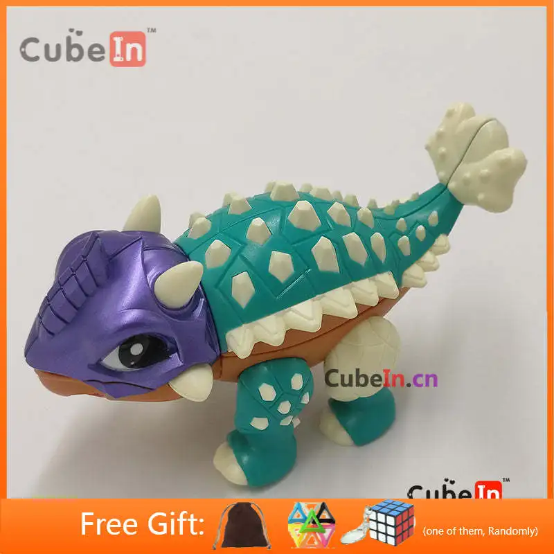 LingHuan Ankylosaurus Cube 2x2x3 Cube Puzzle Educational Toy Gift Idea X'mas Birthday