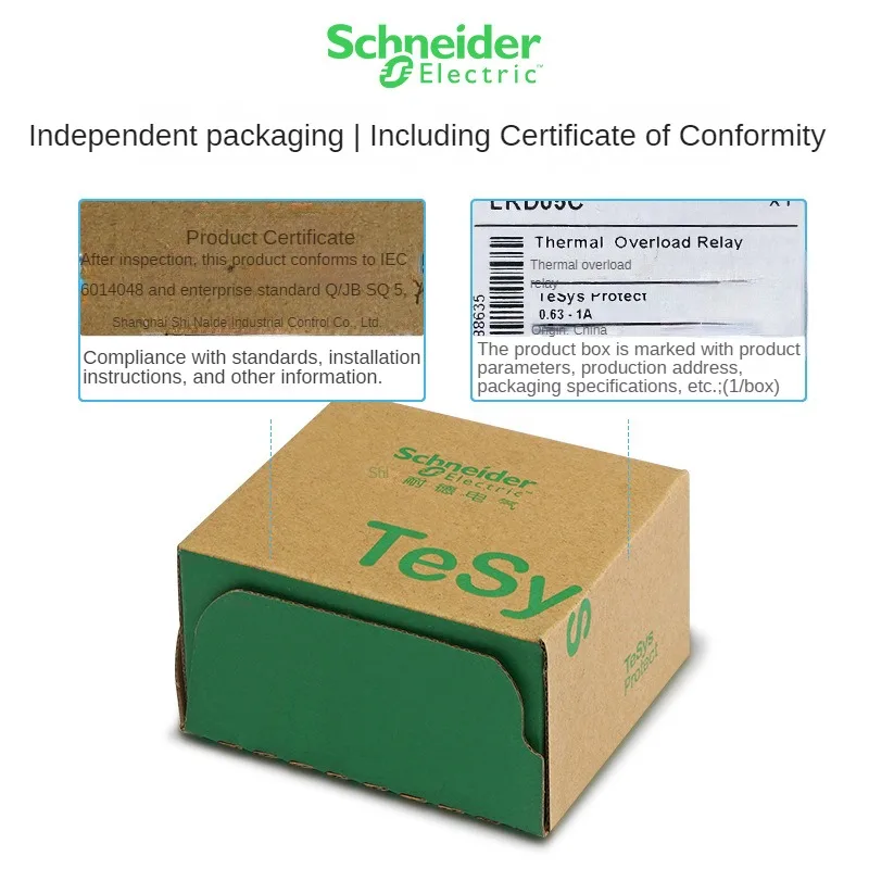 Imagem -06 - Schneider-relé Térmico do Interruptor Lrd3353c 2332a Lrd3355c 3040a Lrd3357c 3750a Lrd3359c Lrd3361c Lrd3363c Lrd3365c 80104a Novo