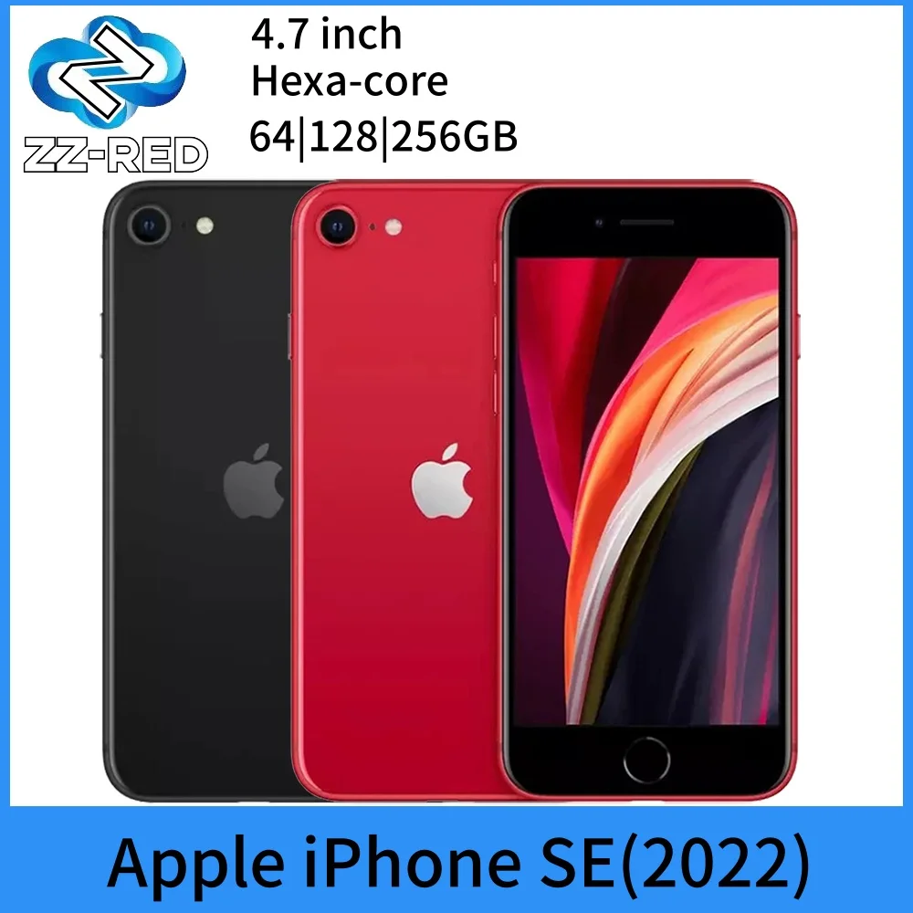 هاتف Apple iPhone SE 2022 64GB 128GB 256GB ROM A15 Bionic Chip 4G 4.7 "الأصلي 12MP OLED بصمة مفتوحة SE3 هاتف ذكي مستعمل #1