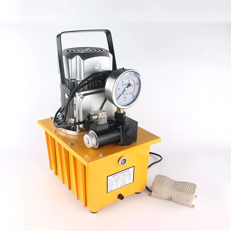 

750W Electric Driven Hydraulic Pump Machine Manual Valve 70MPA 7MPA 0.6L/MIN 4L/MIN High Pressure Oil Pump Tools