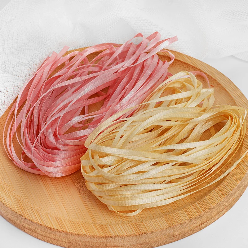 10 미터 3mm 새틴 리본 웨딩 의류 봉제 장식 크리스마스 선물 포장 꽃다발 포장-대량 팩