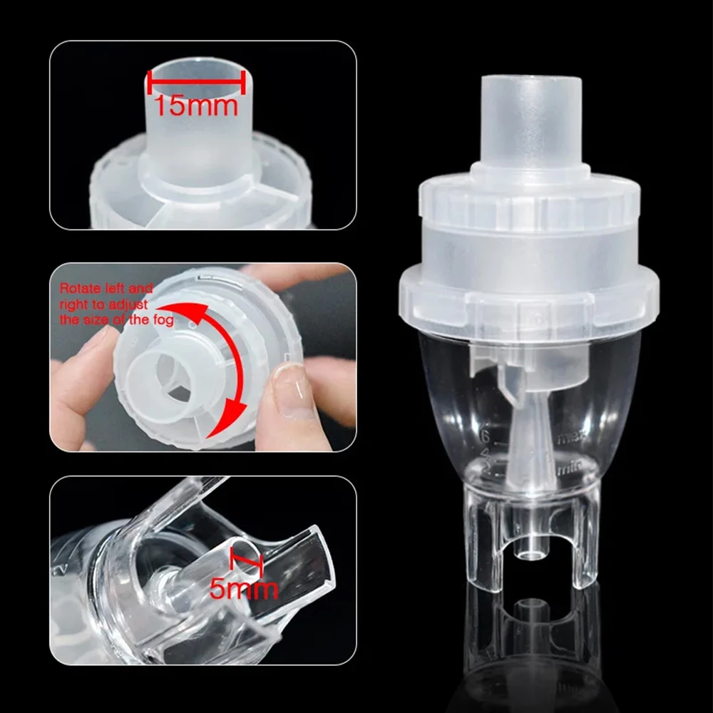 Nebulizer Accessories Medical Inhaler Mask Nebulizer Masks Inhaler Set Soft Tube Inhaler Catheter Nebulizer Cup Adult Kid Mask