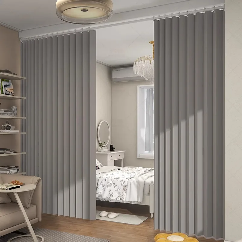 Living Room Bedroom Divider Curtain, Privacy Partition Panel for Closet, Doorway and Office Corner Space Decor