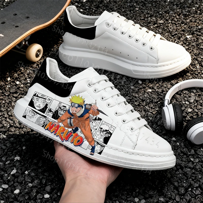 

Naruto Uzumaki Design Adult Men's Soft Shoes Boys Man Fashion Platform Durable Outdoor Sports Tennis Shoes Gift