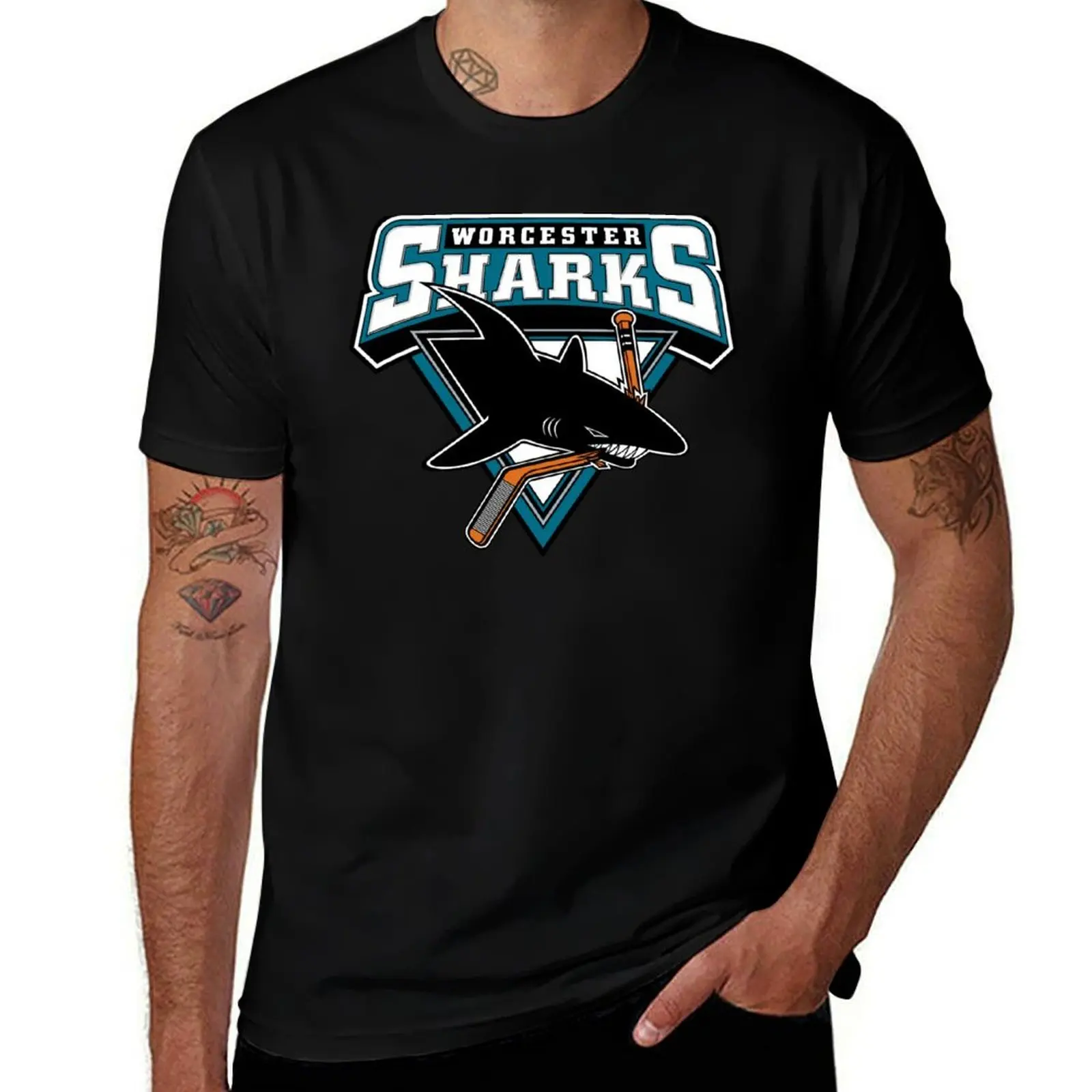 Worcester Sharks T-Shirt Festive Simple T-Shirt