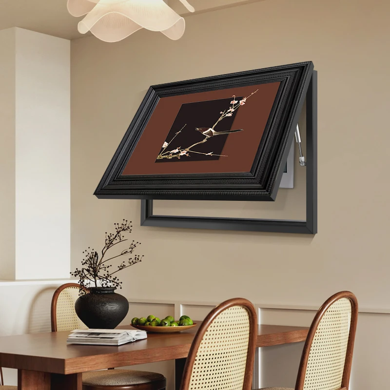 Decorative paintings for medium- and old-aged wind power electric meter boxes, featuring a sense of luxury and a retro style