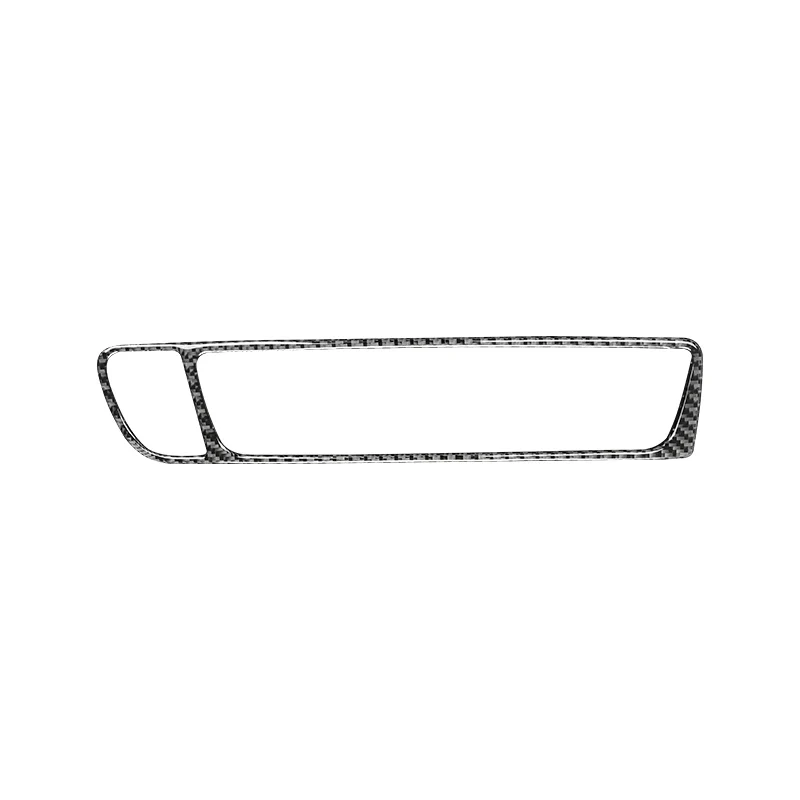 For Audi Q5 2010-2017 Accessories Carbon Fiber Interior Car Key Start Trim Frame Air Conditioning Outlet Decorative Sticker