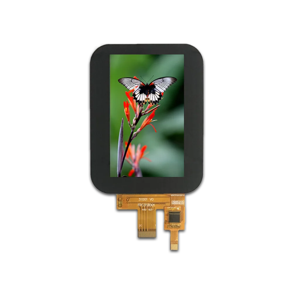 3.1 polegadas 480x800 touch MIPI I2C LCD TFT de alta transmitância com ampla faixa de temperatura e PCAP Touch para eletrônicos de consumo