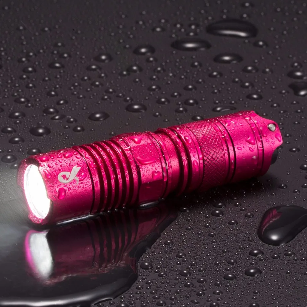 SALE NITECORE P05 Pink Black 18350 CREE XML2 U2 LED Law Enforcement Military Precise Flashlight MINI Self-Defense Genuine