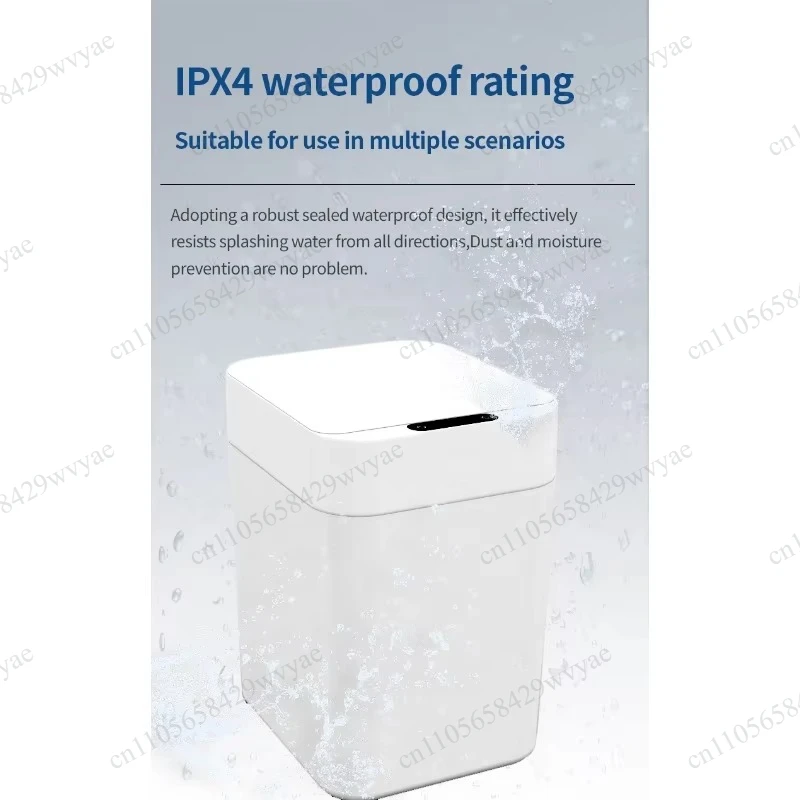20L Smart Sensor Trash Can, Automatic Self Sealing & Bag Changing