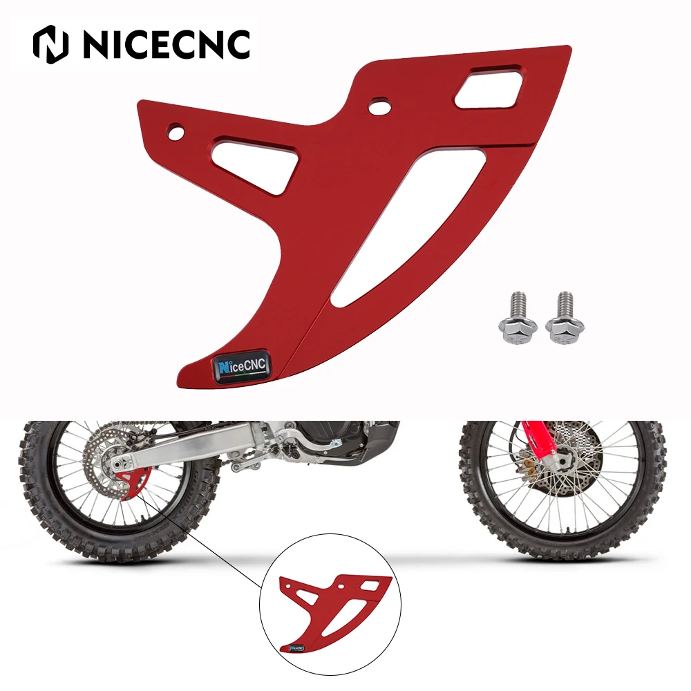 NiceCNC Motorcycle For Honda CRF 250R 450R 250X 450X 250RX 450RX 2005-2022 CR 125R 250R 2002-2007 2006 Rear Disc Brake Guard