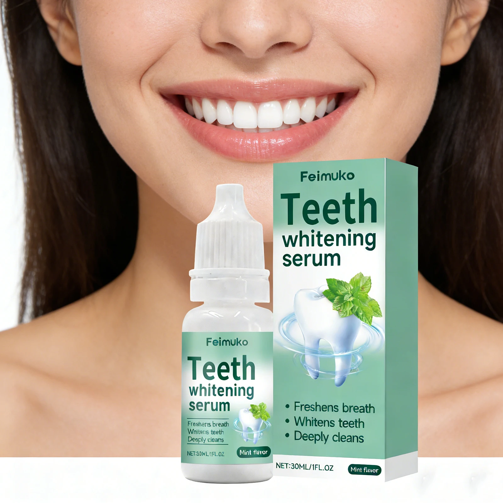 

Эссенция для зубов: глубокое очищение, увлажнение, эффективное удаление желтых пятен, освежение дыхания, отбеливание зубов, уход за полостью рта, отбеливающая сыворотка.