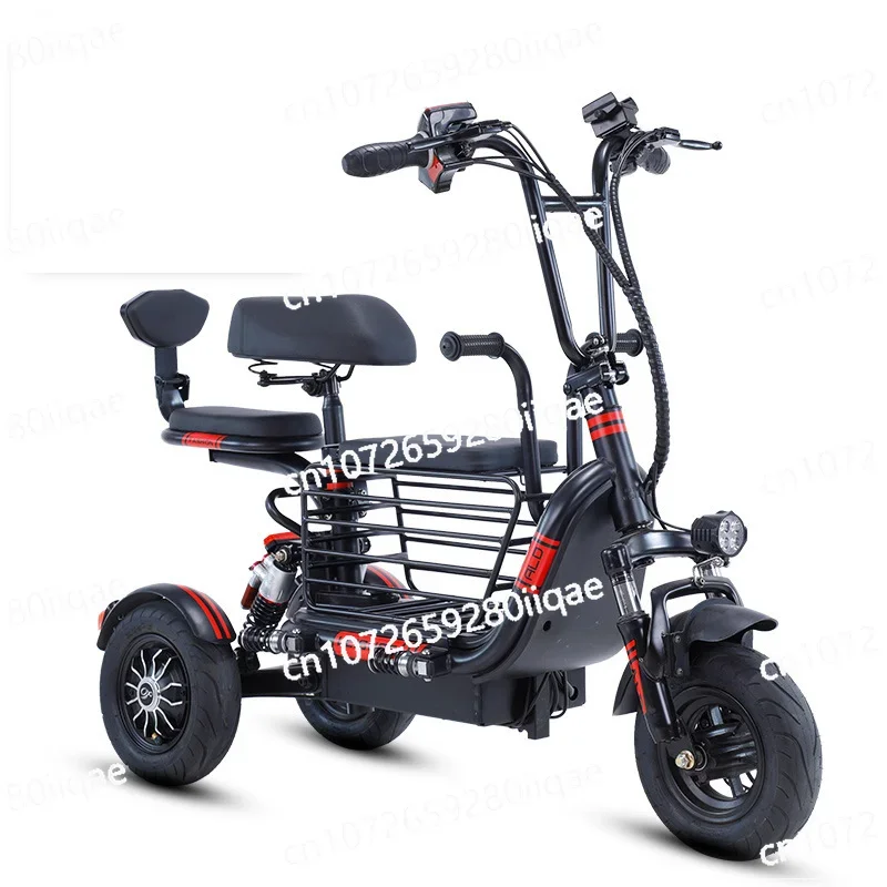 Adult brushless motor electric tricycle elderly city travel mini