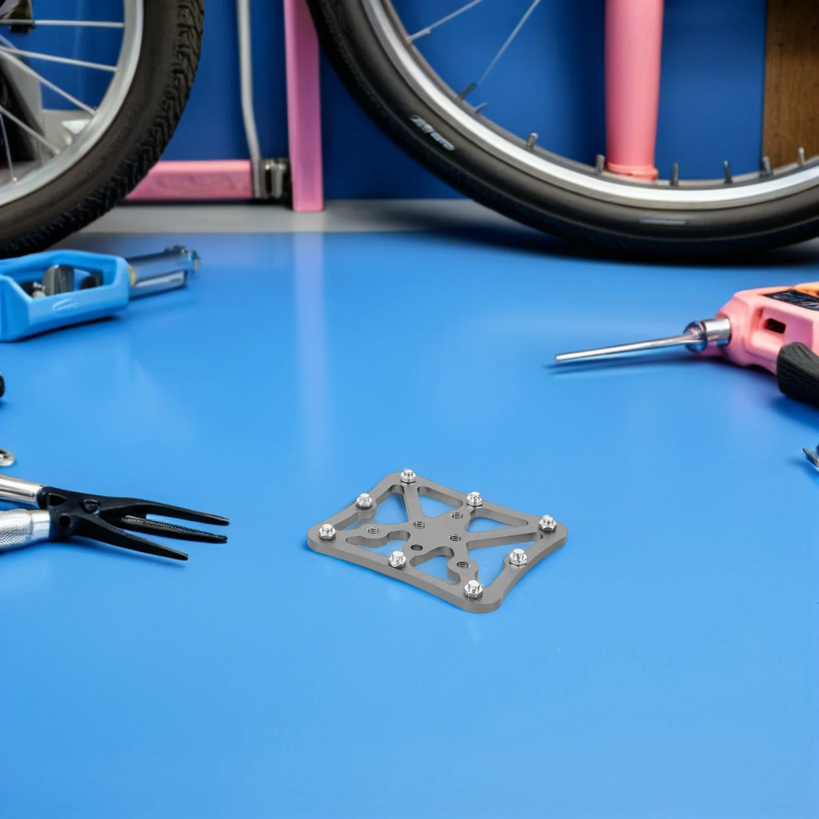 

1 Pair Bicycle Conversion Pedals Aluminum Alloy Non-Slip Flat Pedals For Mountain Road Cycling Outdoor Sports Platform