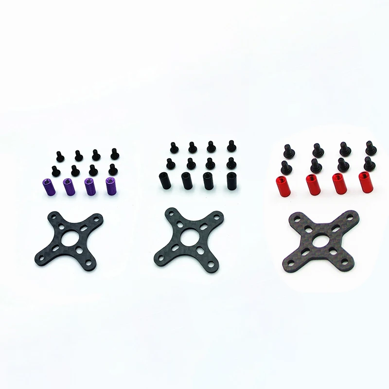 1Set FPV RC Airplane 2205/2306 Motor Mount Extension Adapter Fixed Wing Flying Aircraft Standoff Bracket Base Seat Holder Kit