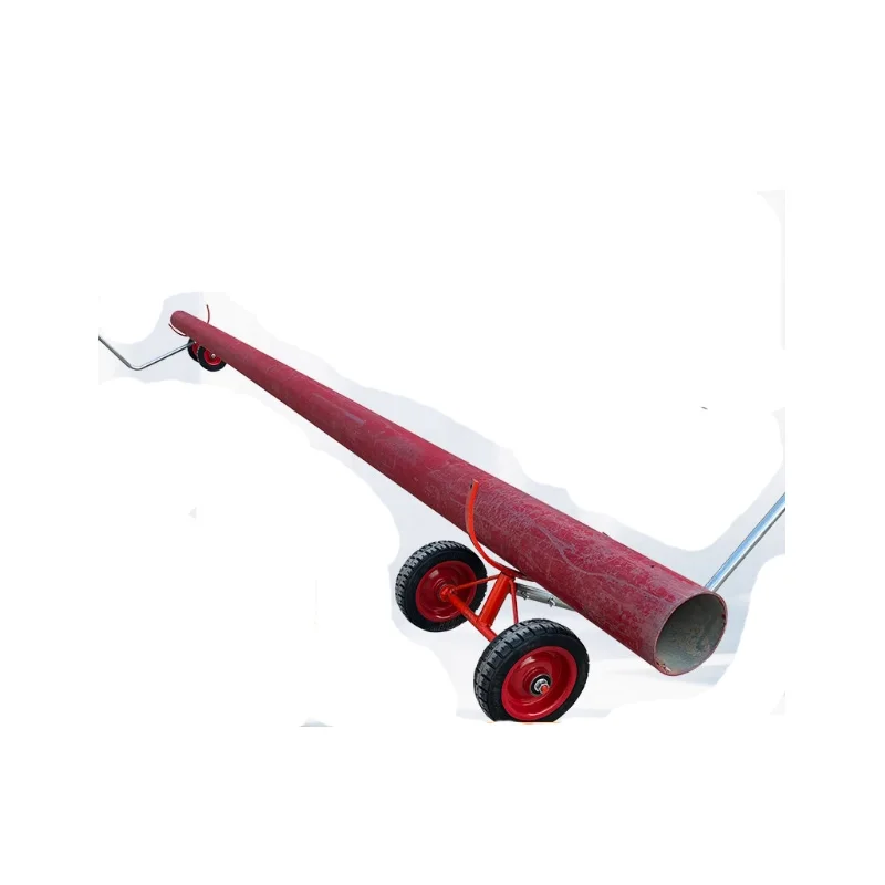 Portable Round Pipe Heavy Duty Four-Wheel Handcart