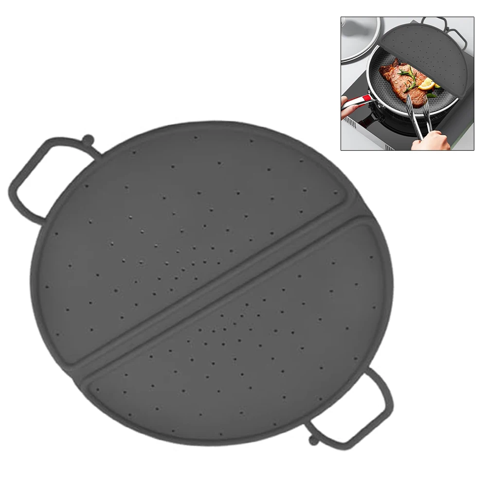 For Frying For Stovetop Cooking Pan Splash Guard Silicone Splatter Food-grade Silicone Heat Resistant Up To 230 C