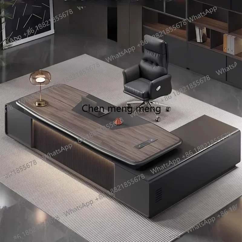 

Light Luxury High Quality Office Desk Organizer L Shape Designer Computer Desks Chair Secretary Conference Bureau Home Furniture