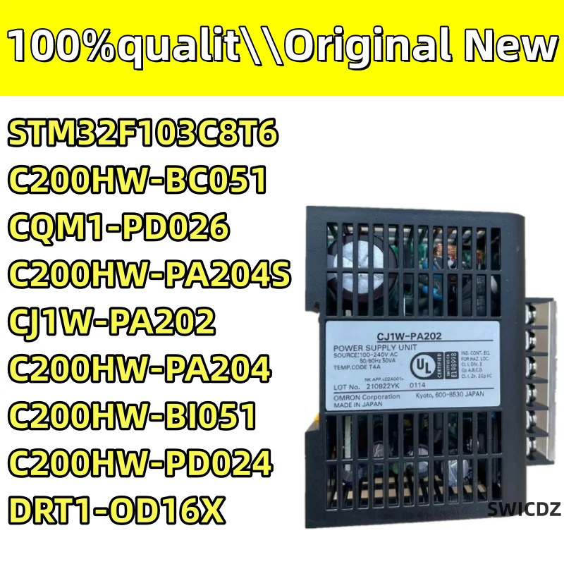 100% New Original CJ1W-PA202  CQM1-PD026 C200HW-PA204 C200HW-PA204S C200HW-PD024 C200HW-BC051 C200HW-BI051 DRT1-OD16X