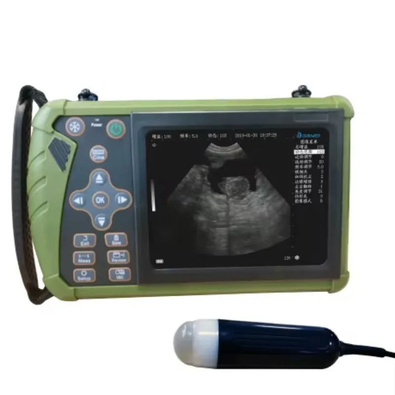 Handheld Animal Portable Full Digital Veterinary Diagnostic Ultrasound Scanner Machine Pregnancy Animal VET Color Mode
