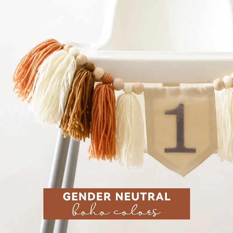 Banderole de fête d\'anniversaire pour bébé de 1 à 3 ans, accessoires de photographie, décoration de fête