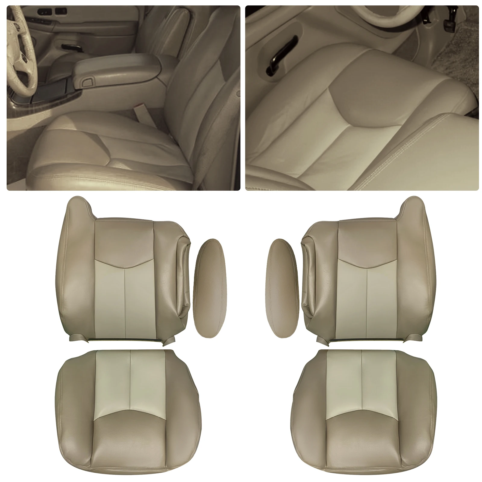 

Подходит для комплекта сидений Denali GMC Yukon Sierra 2003-2006 гг. (коричневый) Z2.DNBP01.H