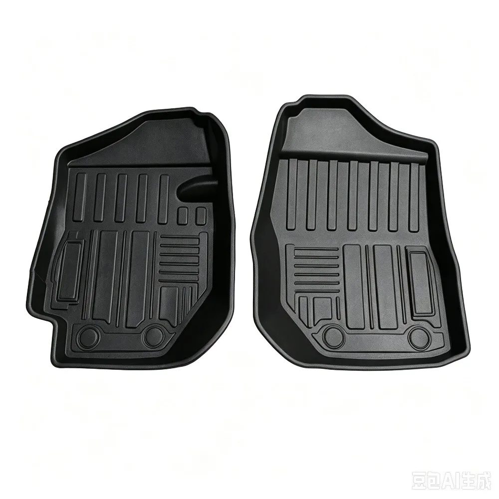 TPE Front Floor Mats for 2024–2025 Suzuki Jimny (JC74) 5-Door (MT) – All-Weather Waterproof Interior Accessories (2-Piece Set)