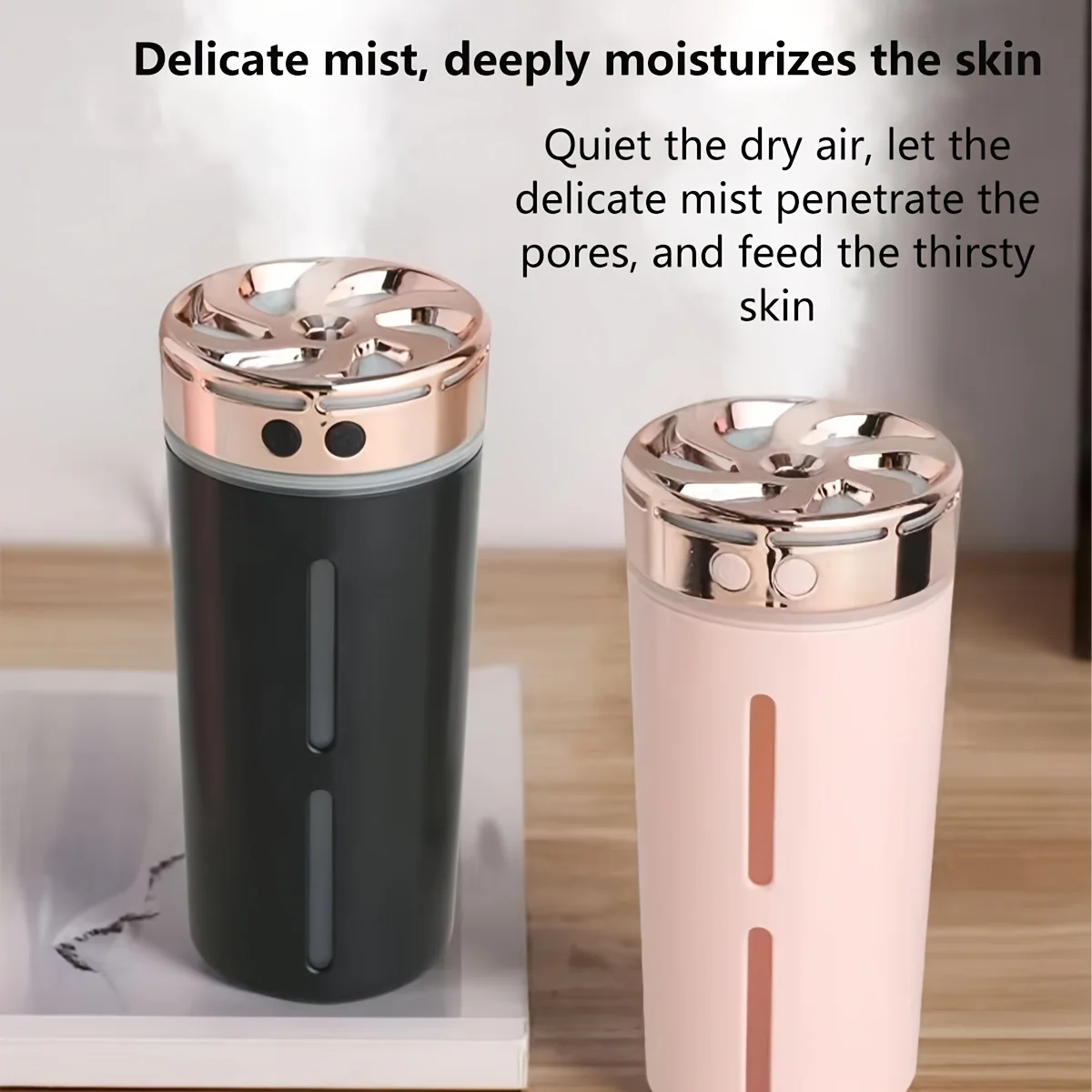 1 قطعة مرطب السيارة، منقي الهواء، الناشر التفتيت، نموذج شحن صغير لاسلكي، ضوء جو السيارة المحمول الصغير، تنقية الهواء