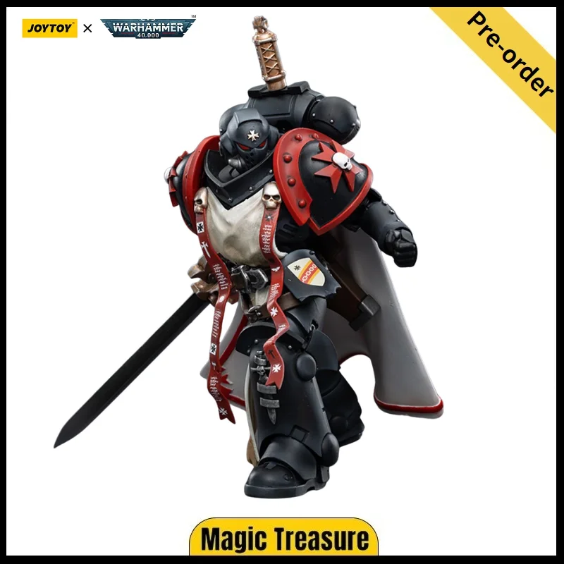 【Vorverkauf】JOYTOY Warhammer 40K Black Templars Primaris Sword Brethren Eberwulf 1/18 Actionfigur