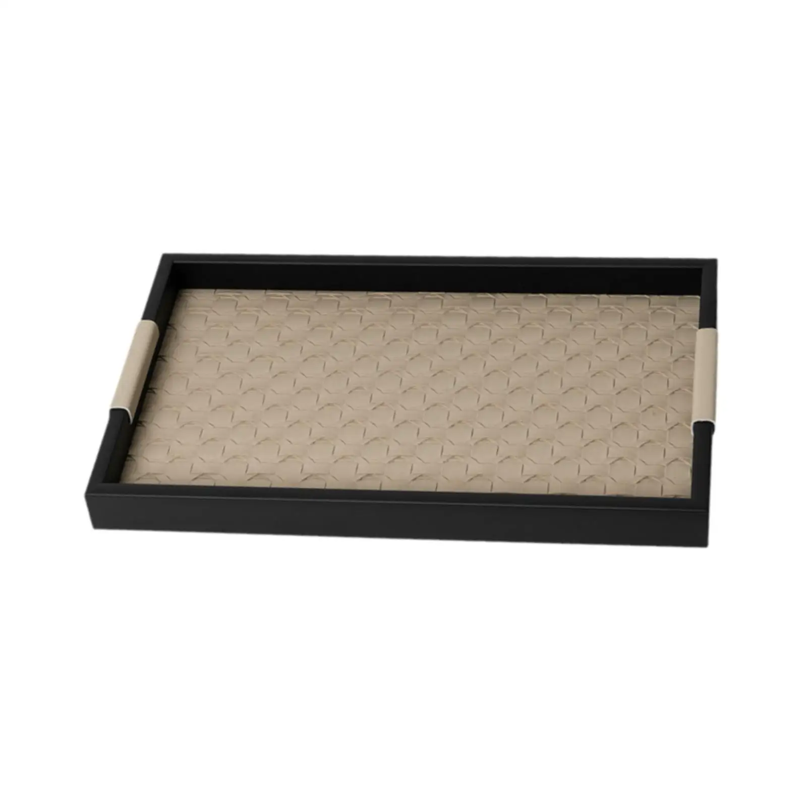 Nordic Style Desktop Organizer Drawers Box Iron PU Leather Tray for Room Accessories and Makeup Storage