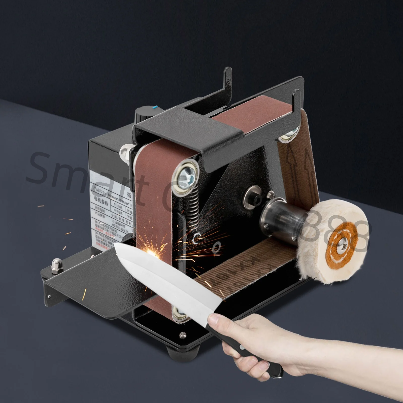 

180W Mini Belt Sander Electric Sander with 10pcs 465*30mm Sanding Belts Suitable
